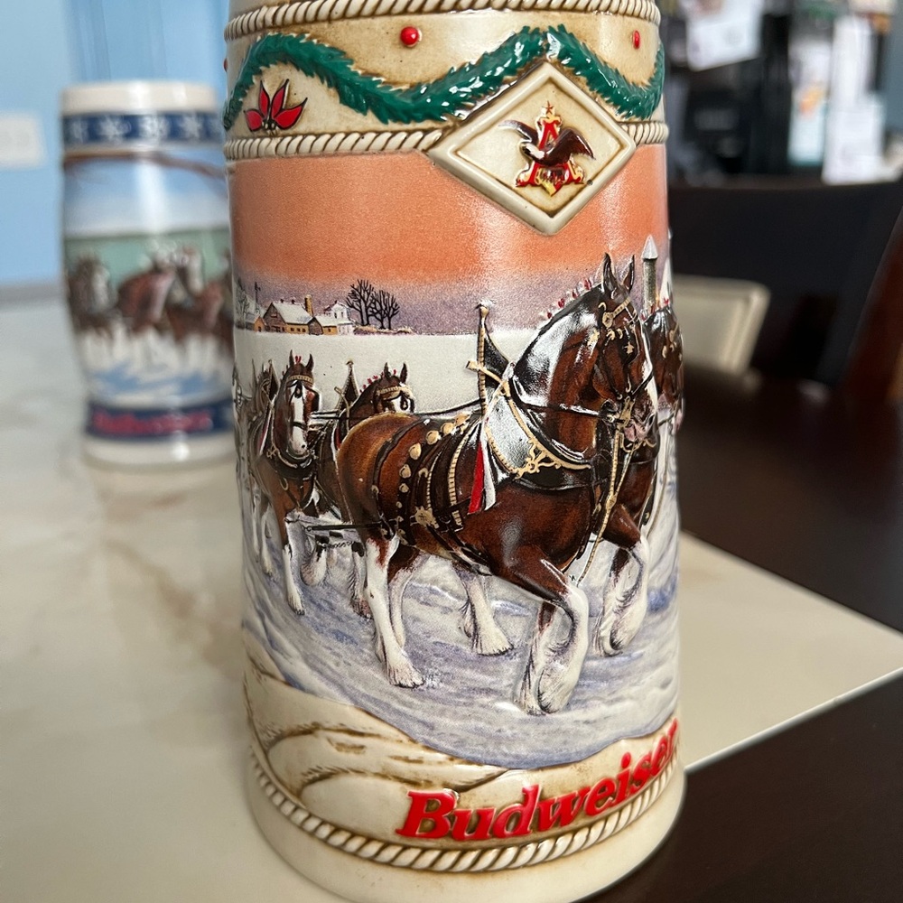 Budweiser American Homestead Holiday Stein